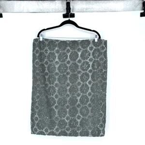 NWT Anne Taylor Gray Crochet Lace & Sequin Pencil Skirt - Size 18 Tall - Holiday